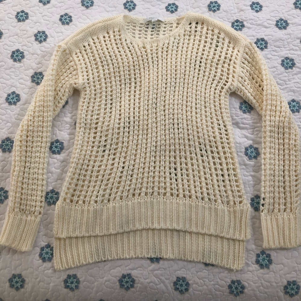 Cream sweater